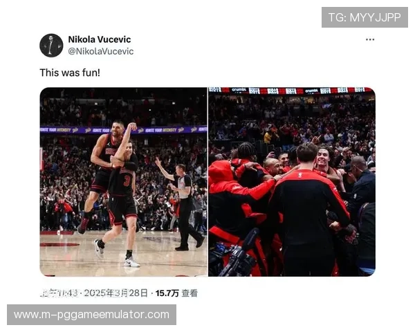 武切维奇绝杀瞬间，公牛更衣室庆祝画面